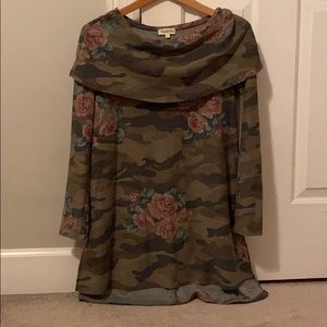 cute camo and rose shirt